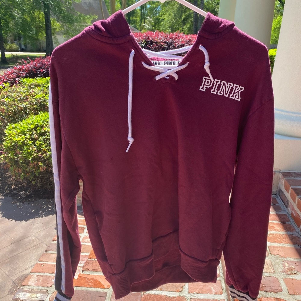 “PINK hoodie”